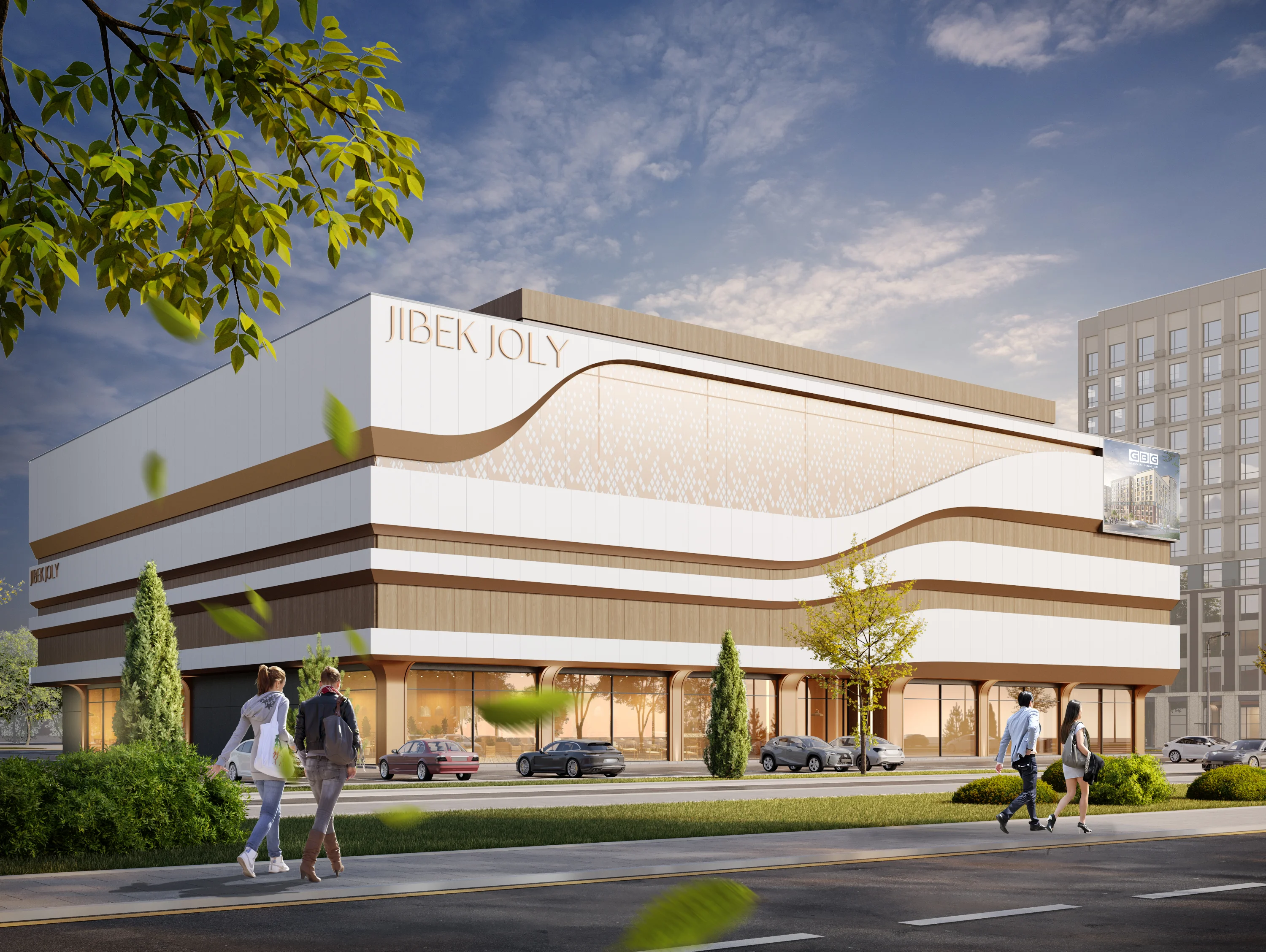 ТРЦ JIBEK JOLY — экстерьер